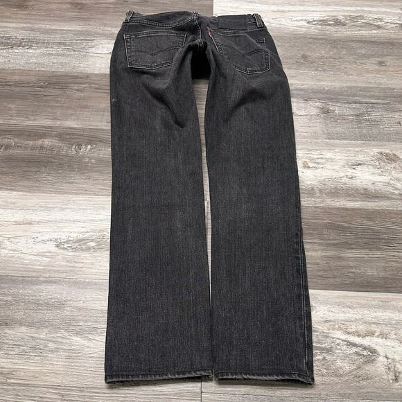 Levis Premium 511 Black Mens 30x30 Slim Fit Stretch Denim Performance Jeans - Picture 3 of 14